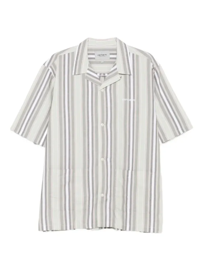 Carhartt WIP Carhartt WIP フォルセイ ストライプ 半袖シャツ - グリーンの商品画像