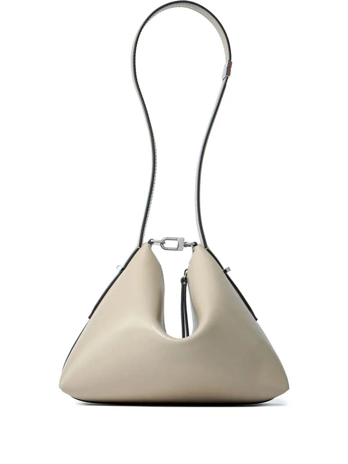 TOTEME Bevel clasp shoulder bag - Neutrals - 画像1