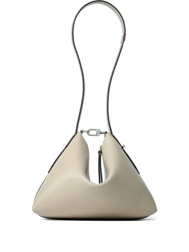 TOTEME TOTEME Bevel clasp shoulder bag - Neutralsの商品画像