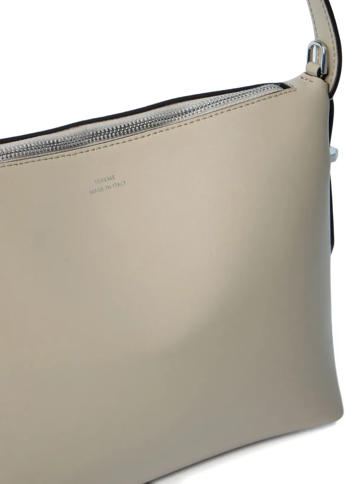 TOTEME Bevel clasp shoulder bag - Neutrals - 画像3