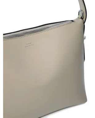TOTEME Bevel clasp shoulder bag - Neutrals - サムネイル3