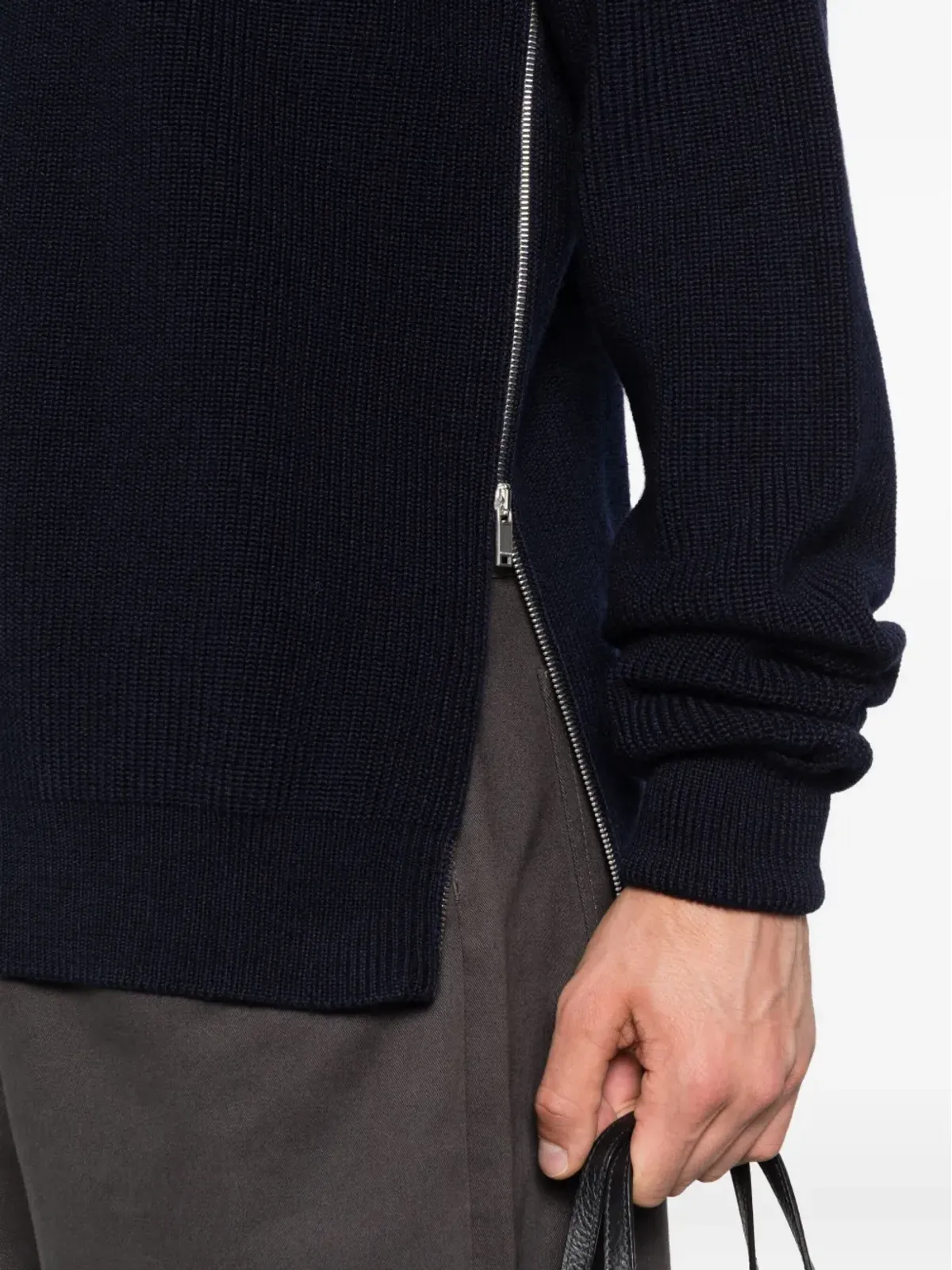 JIL SANDER+ リブ編みハイネックセーター - 画像5