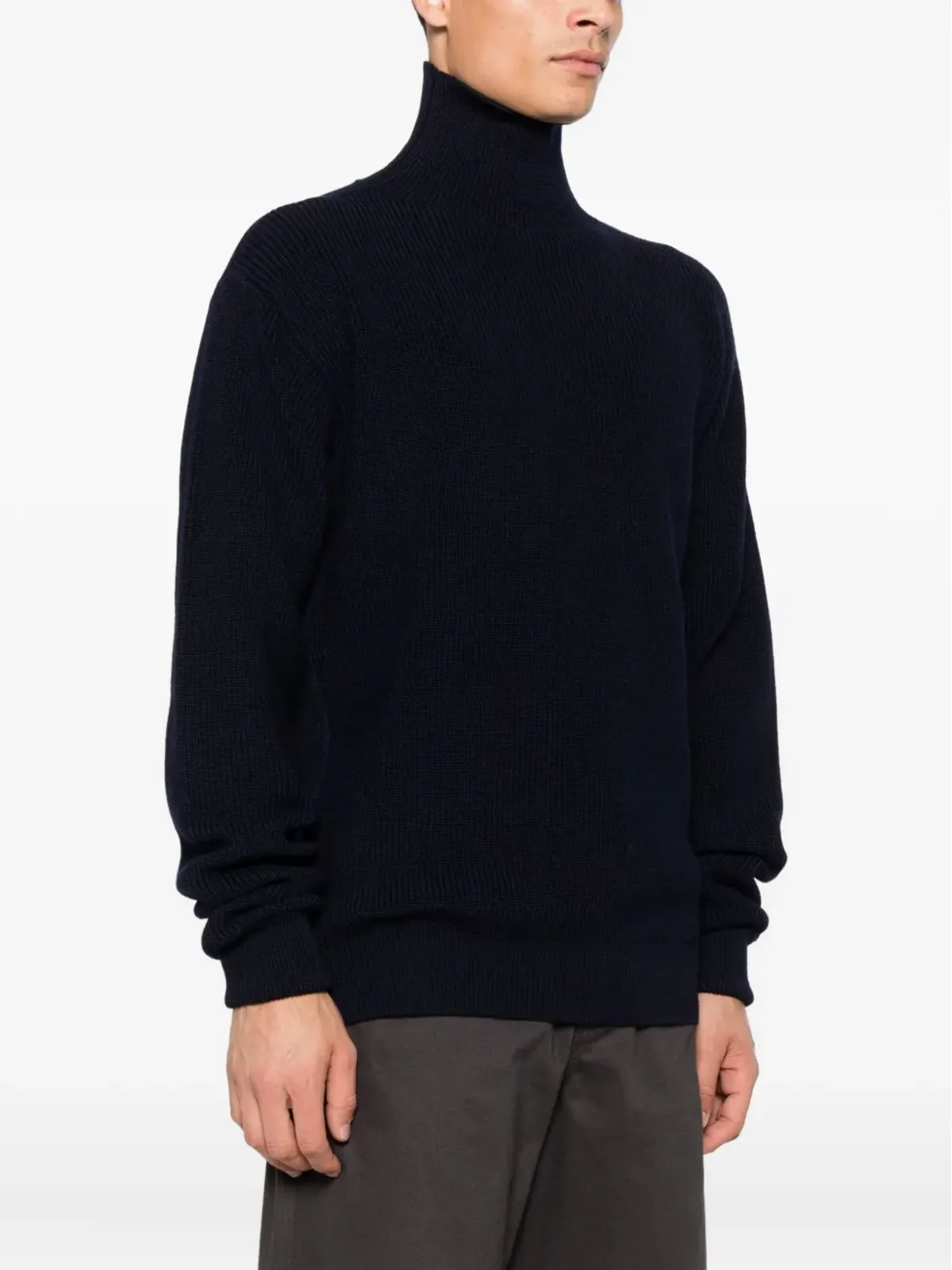 JIL SANDER+ リブ編みハイネックセーター - 画像3