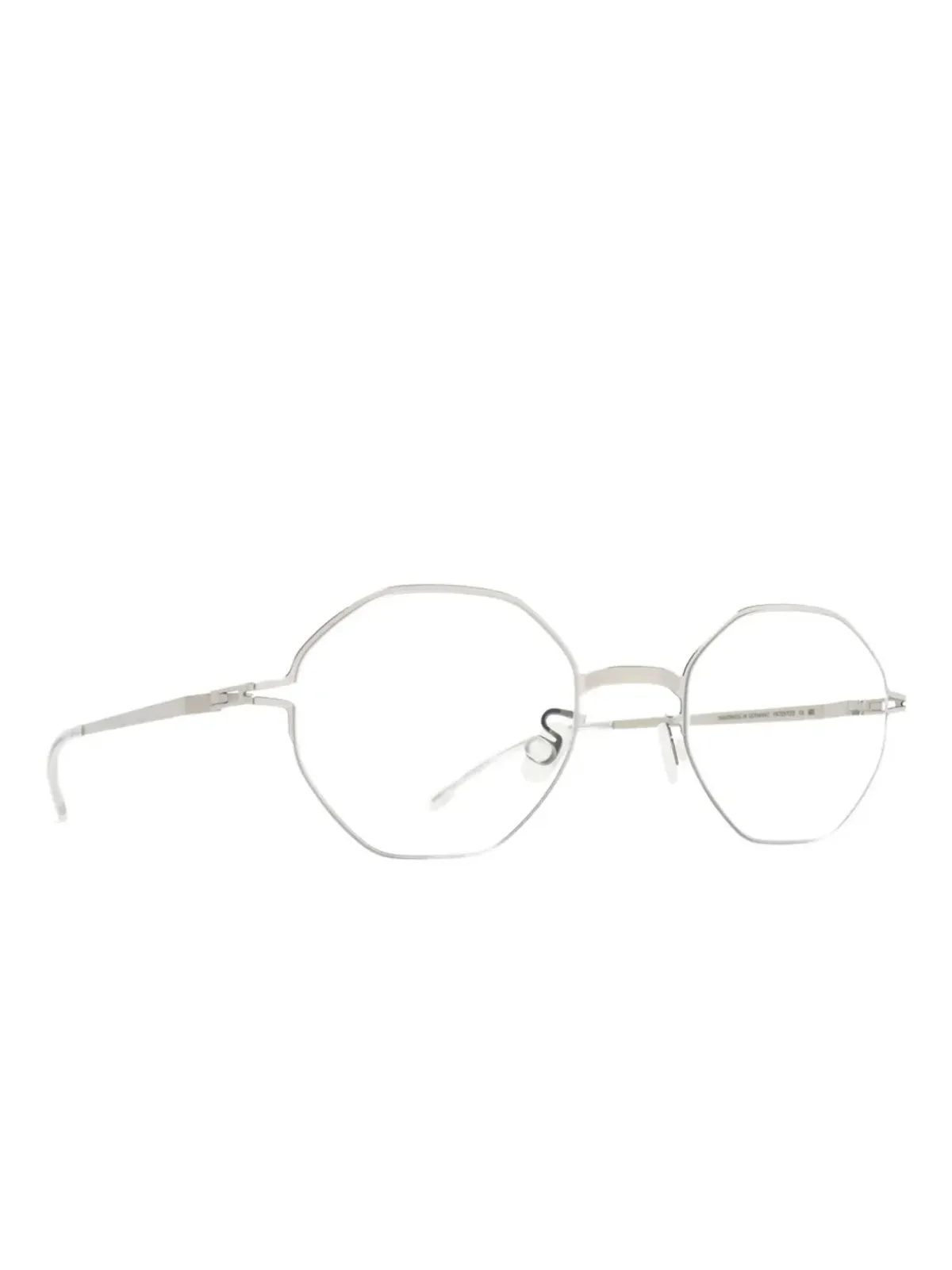 Mykita 幾何学フレーム クリアメガネ - 画像2