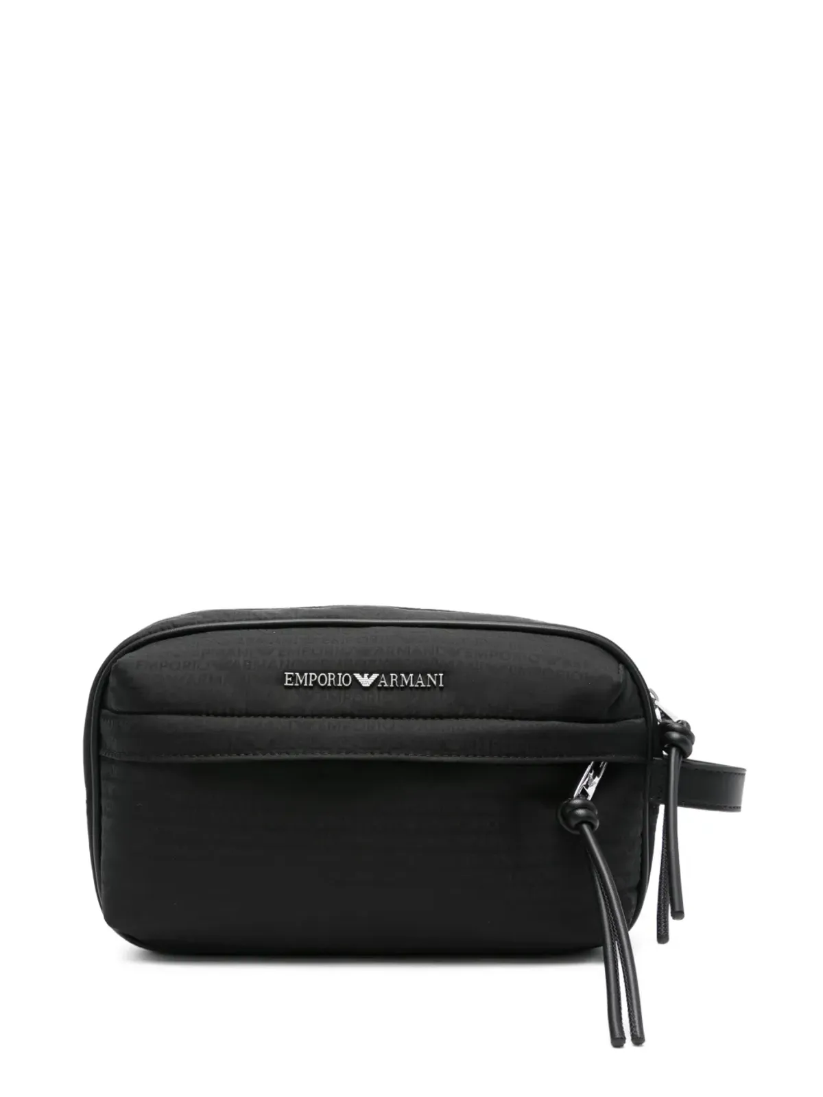 Emporio Armani ロゴ入り洗面バッグ - 画像1