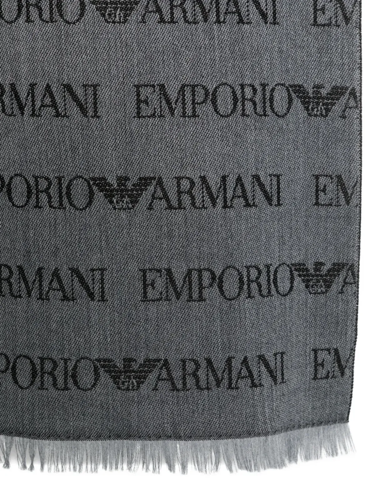 Emporio Armani ロゴジャカードスカーフ - 画像2