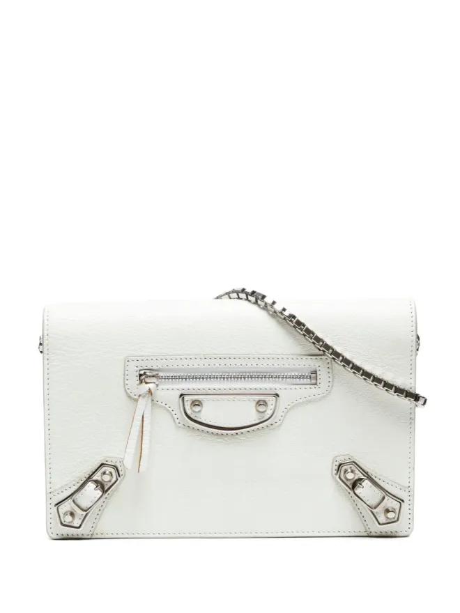 Balenciaga Pre-Owned Balenciaga Pre-Owned レザー チェーン クロスボディバッグの商品画像