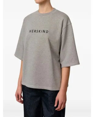 HERSKIND Linette embroidered short-sleeve T-shirt - サムネイル2