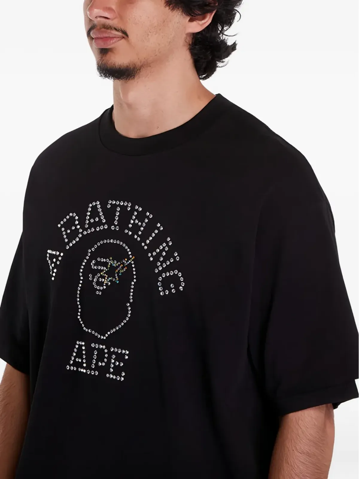 A BATHING APE® スタッズ装飾 Tシャツ - ブラック - 画像5