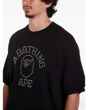 A BATHING APE® スタッズ装飾 Tシャツ - ブラック - サムネイル5