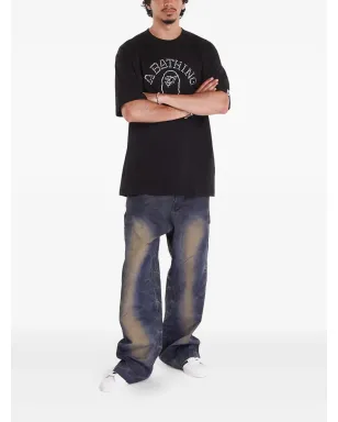 A BATHING APE® スタッズ装飾 Tシャツ - ブラック - サムネイル2