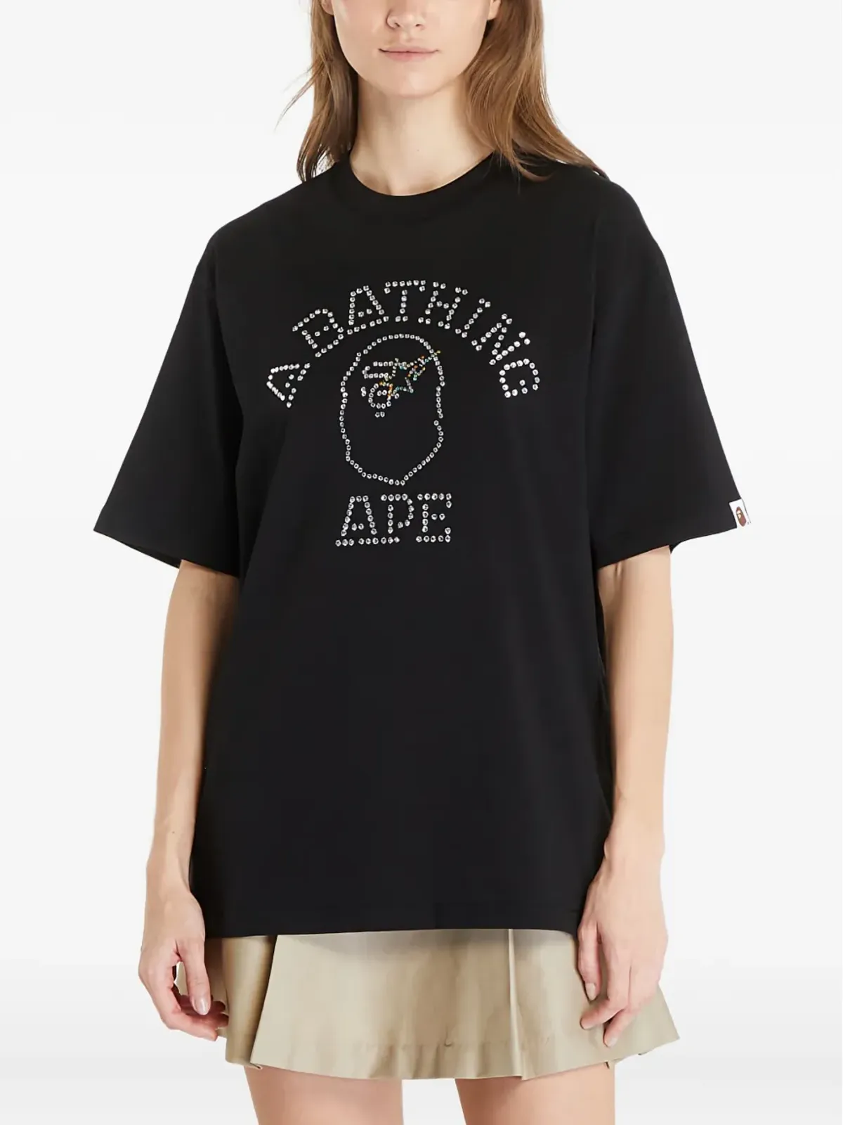 A BATHING APE® スタッズ装飾 Tシャツ - ブラック - 画像4