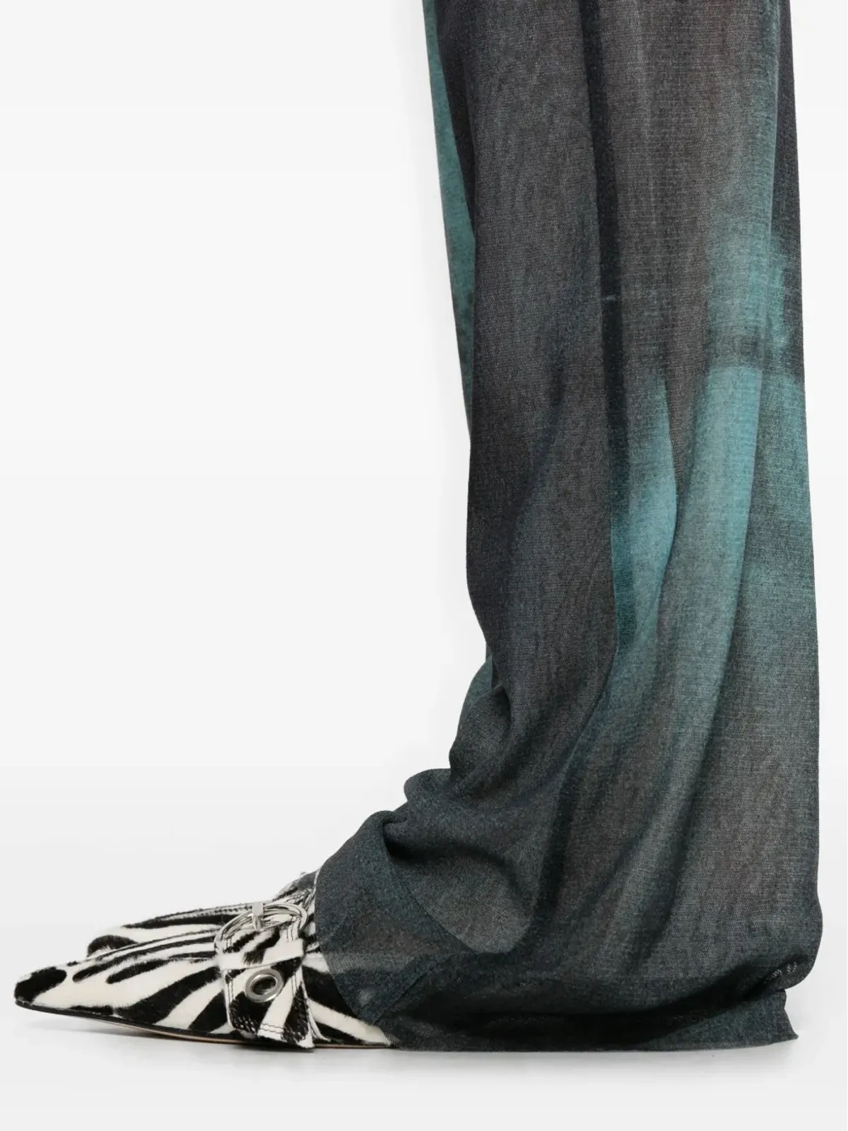 Jean Paul Gaultier 抽象プリントパンツ - 画像5