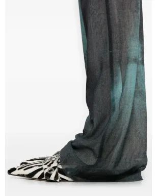 Jean Paul Gaultier 抽象プリントパンツ - サムネイル5