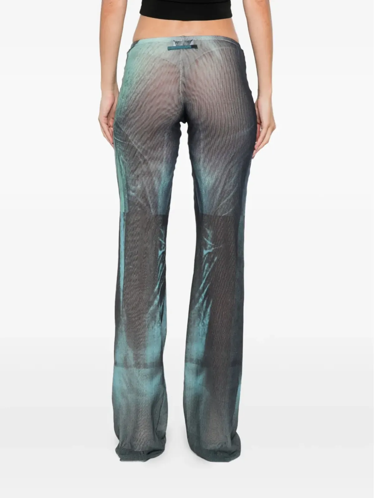 Jean Paul Gaultier 抽象プリントパンツ - 画像4