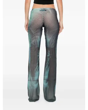 Jean Paul Gaultier 抽象プリントパンツ - サムネイル4