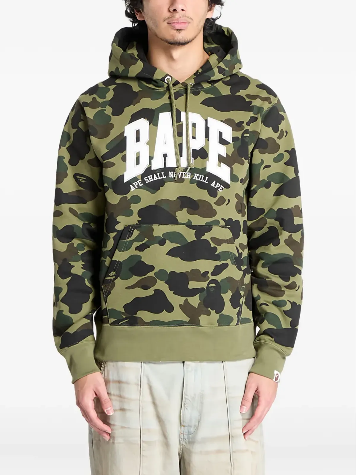 A BATHING APE® 1St カモ柄フード付きパーカー - 画像3