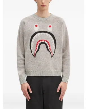 A BATHING APE® シャーク ラグランセーター - サムネイル1