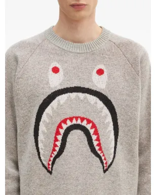 A BATHING APE® シャーク ラグランセーター - サムネイル5