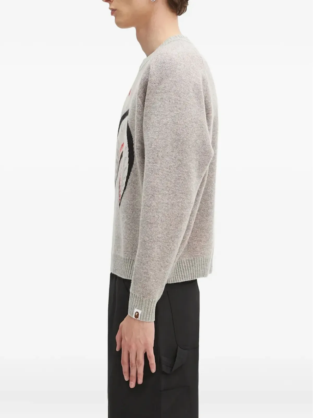 A BATHING APE® シャーク ラグランセーター - 画像3