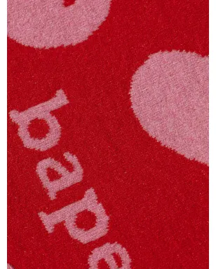A BATHING APE® ハート柄フリンジスカーフ - サムネイル3