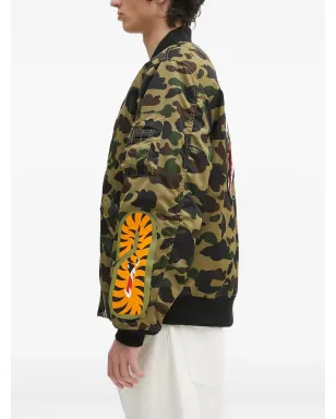 A BATHING APE® 1st カモシャーク MA-1 刺繍ボンバージャケット - サムネイル2