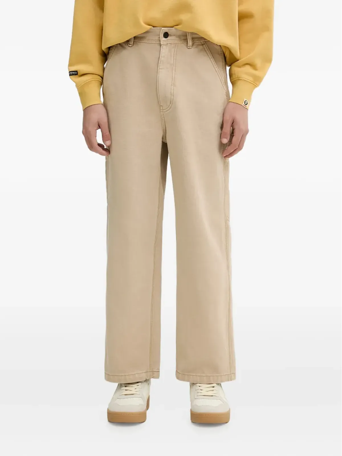A BATHING APE® ロゴパッチパンツ - 画像1