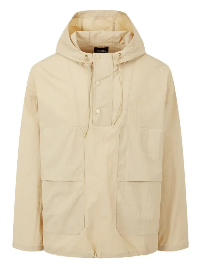 TOMBOY TOMBOY hooded pullover jacket - Neutralsの商品画像