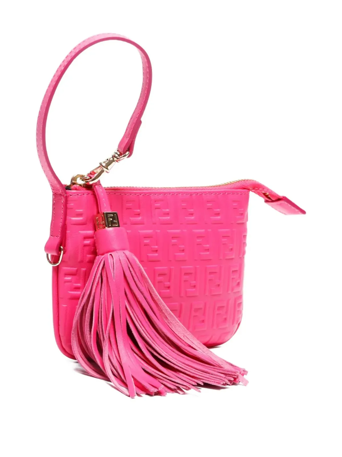 Fendi Pre-Owned Zucca クラッチバッグ - ピンク - 画像3
