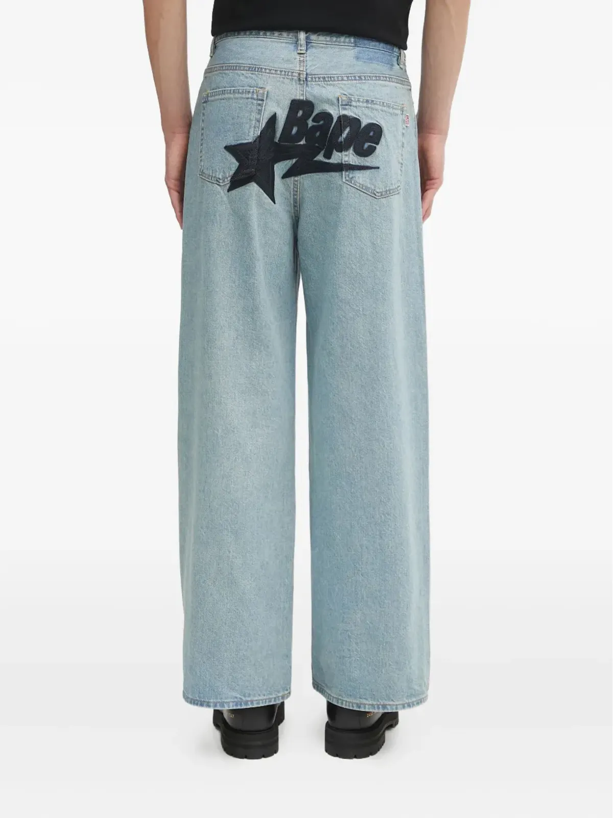 A BATHING APE® ロゴディテール ジーンズ - 画像3