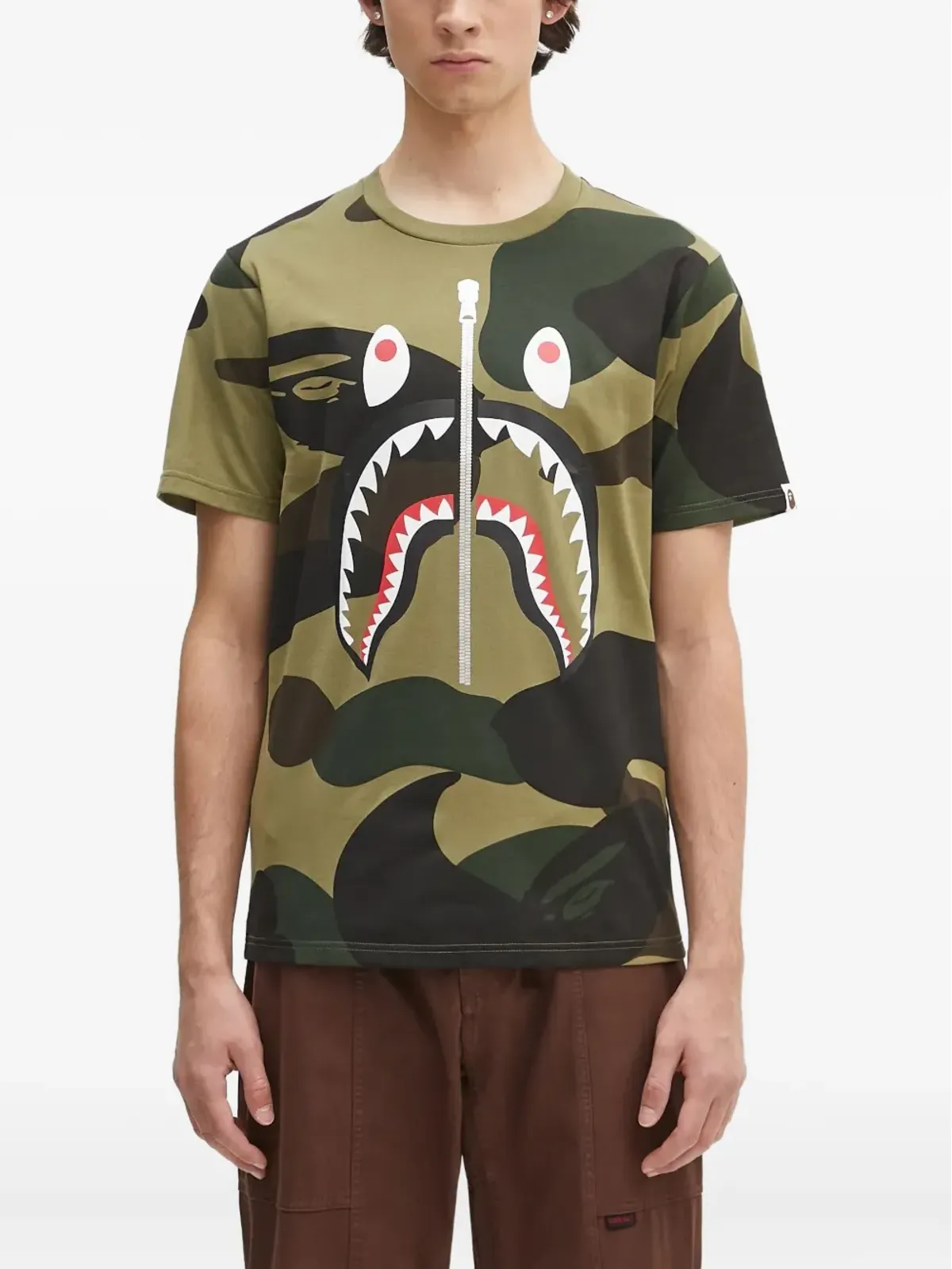 A BATHING APE® 1st カモシャーク Tシャツ - 画像2