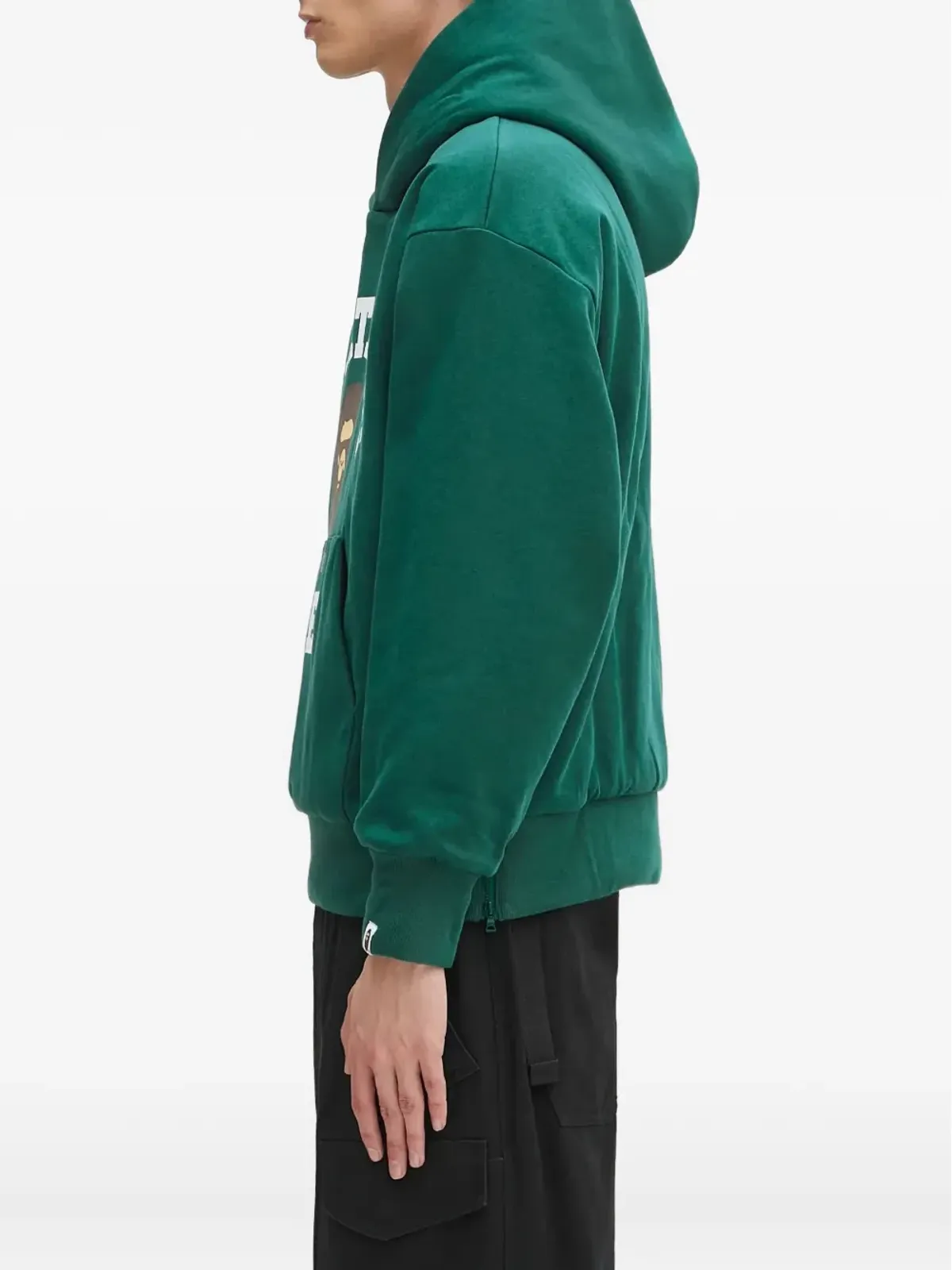 A BATHING APE® ロゴプリントフーディー - 画像2