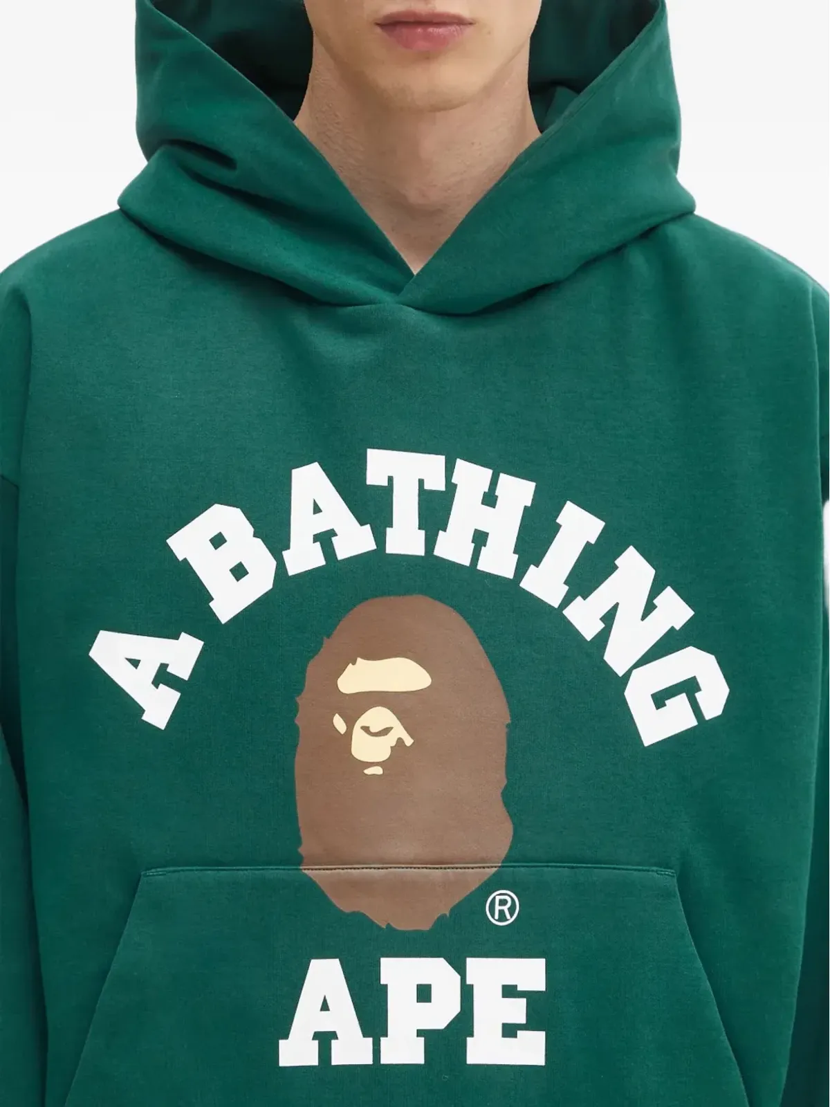 A BATHING APE® ロゴプリントフーディー - 画像4