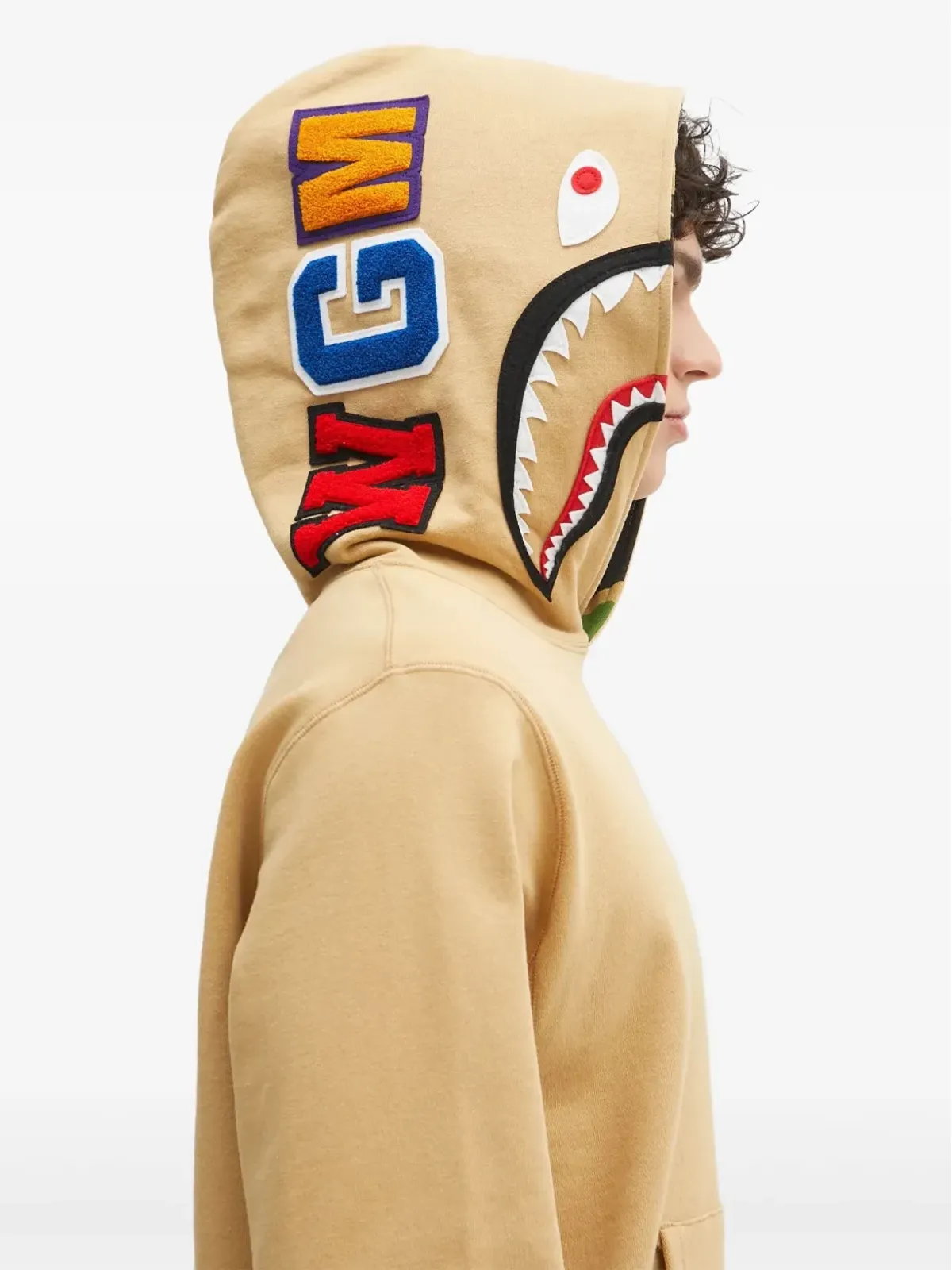 A BATHING APE® シャークモチーフのフーディー - 画像5