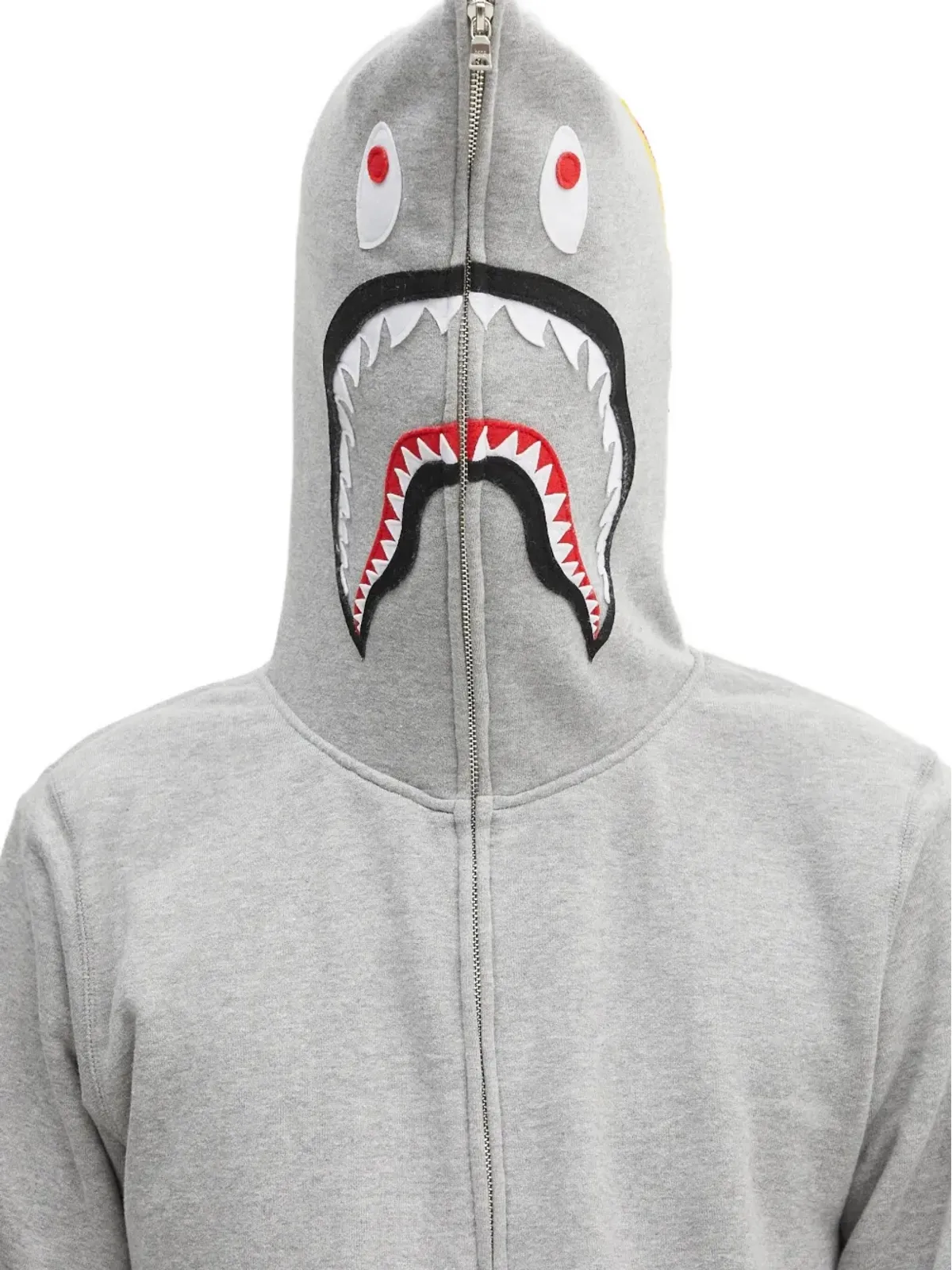 A BATHING APE® シャークフード付きジップアップスウェットシャツ - 画像5