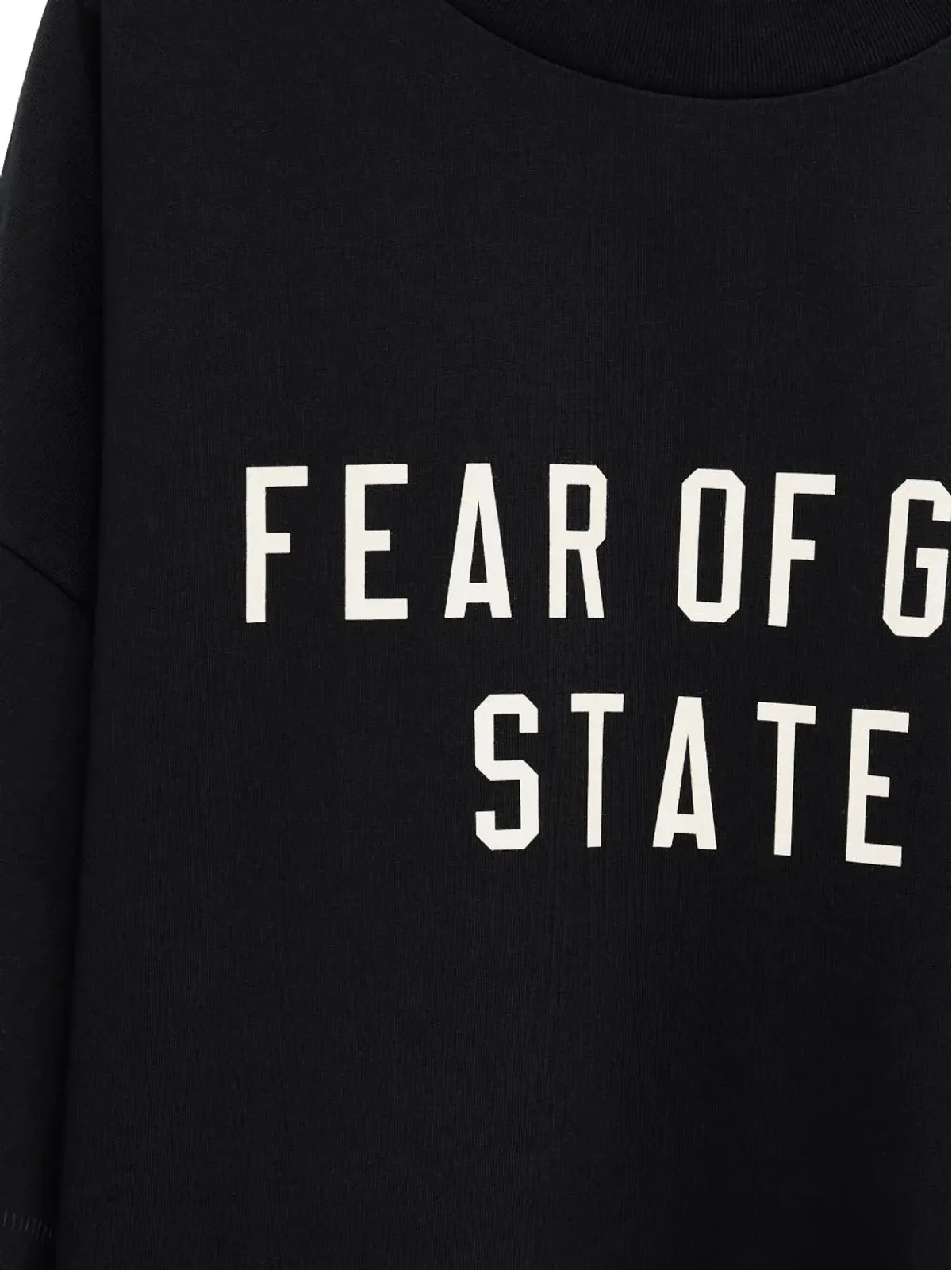 FEAR OF GOD ESSENTIALS グラフィックプリント コットンTシャツ - ブラック - 画像3