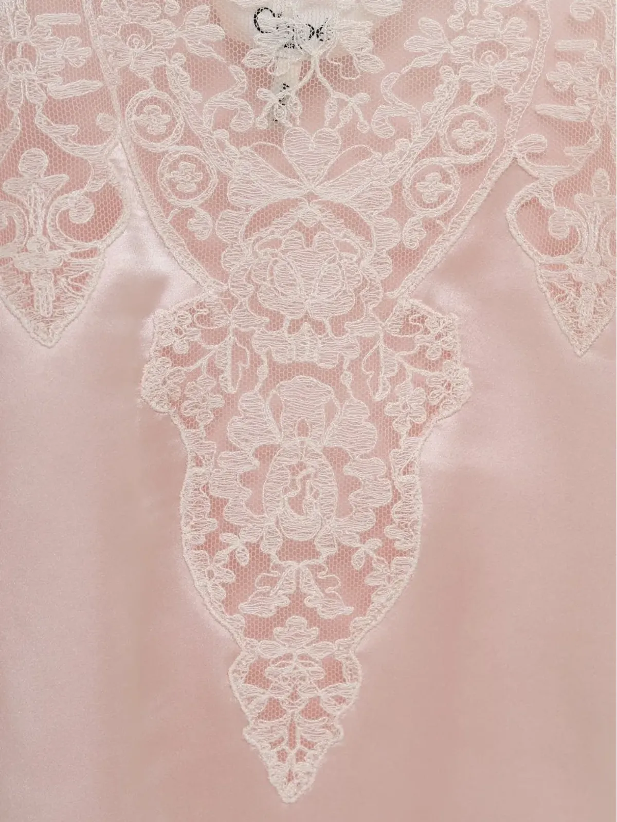 Chloé レースシルクトップ - 画像3