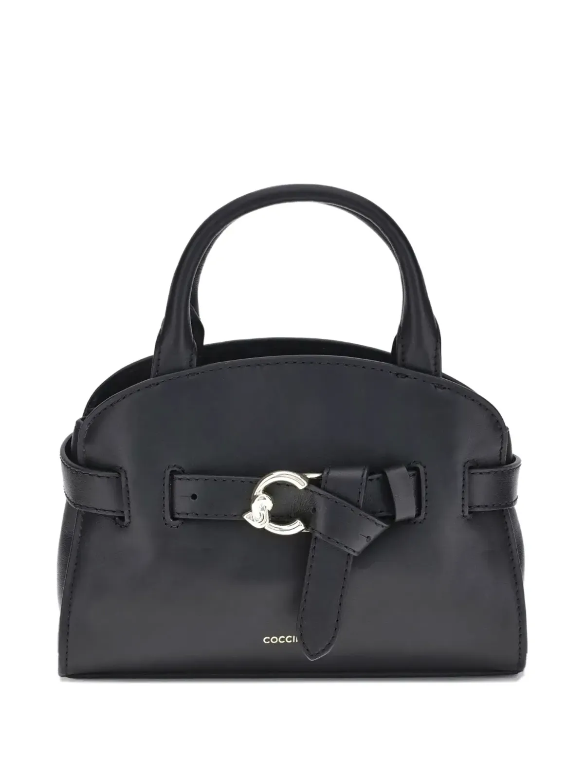 Coccinelle Sabine バックルディテール トップハンドル トートバッグ - ブラック - 画像1