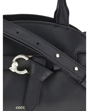 Coccinelle Sabine バックルディテール トップハンドル トートバッグ - ブラック - サムネイル3