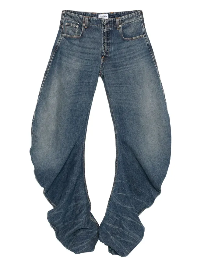 Jean Paul Gaultier Jean Paul Gaultier コットンデニムジーンズ ブルーの商品画像