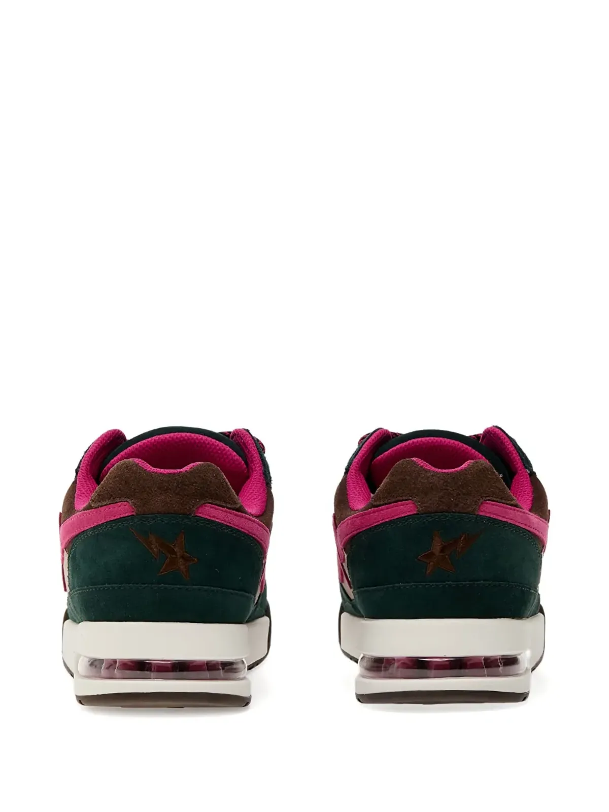 A BATHING APE® スター・パッチ スエード スニーカー ピンク - 画像3