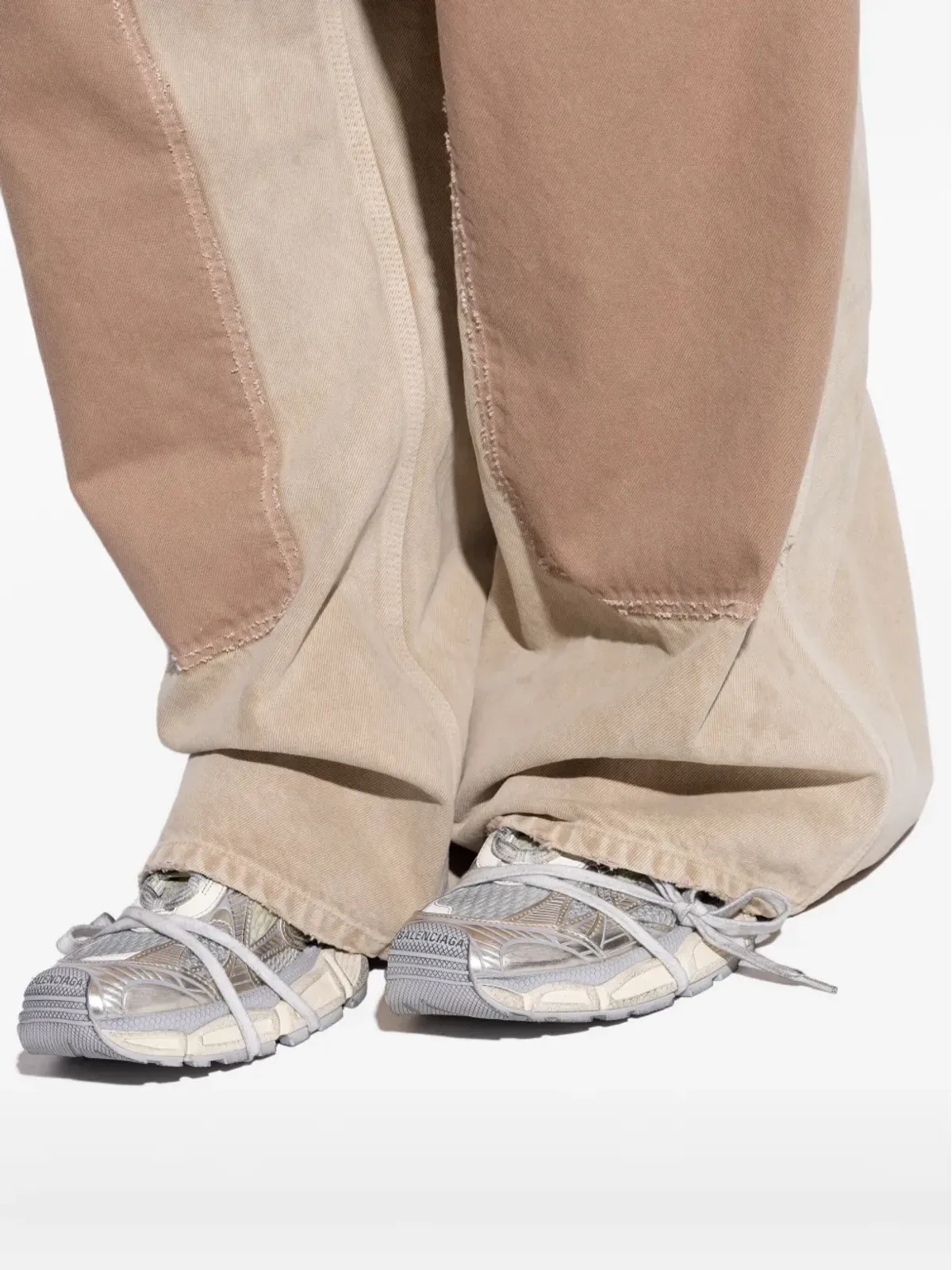 Balenciaga パネルド レースアップスニーカー - 画像5