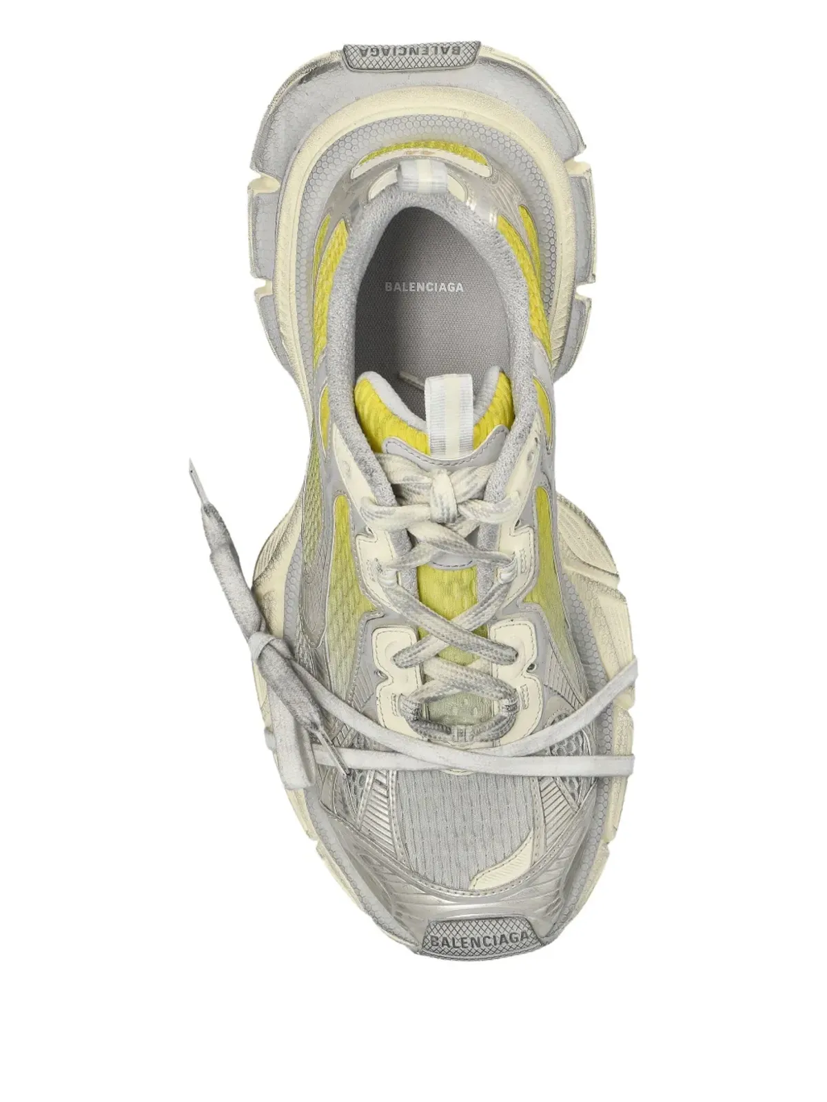 Balenciaga パネルド レースアップスニーカー - 画像3