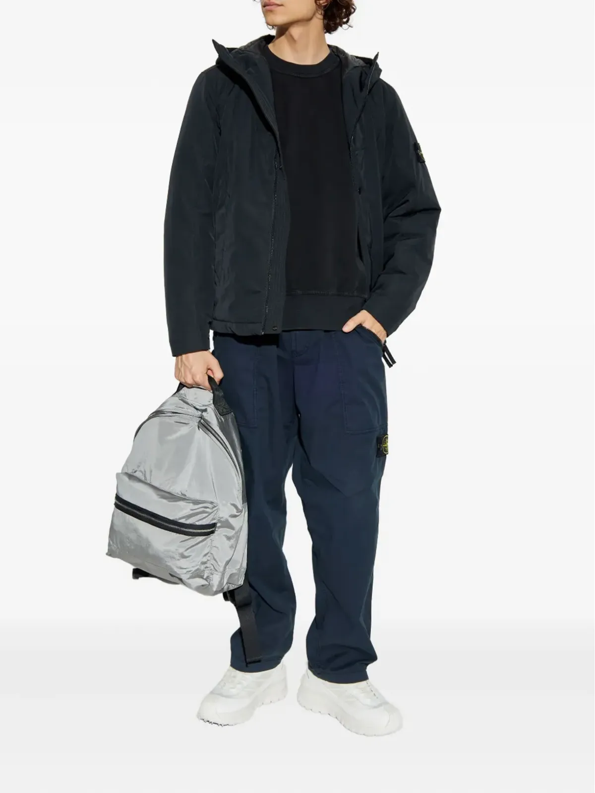 Stone Island コンパスバッジ クルーネック スウェットシャツ - 画像2