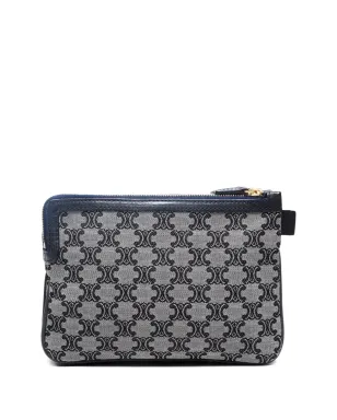 Celine Pre-Owned 1980-1990年モノグラムポーチ - Blue - サムネイル2