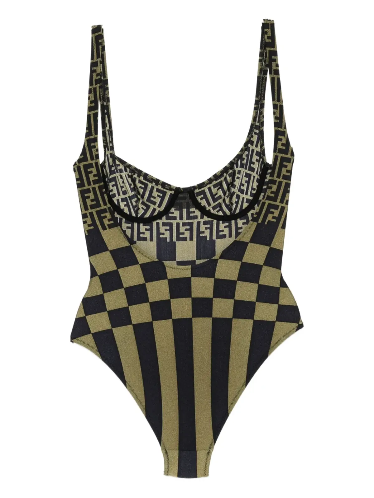 Fendi ビンテージ 1990-2000s 水着 - グリーン - 画像2
