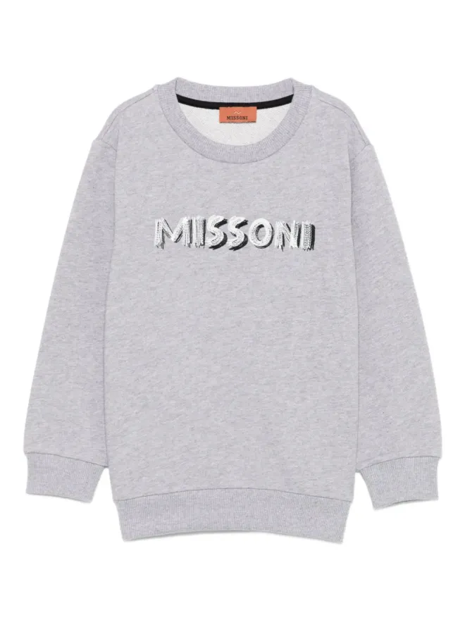Missoni Kids Missoni Kids ロゴ刺繍スウェットシャツの商品画像