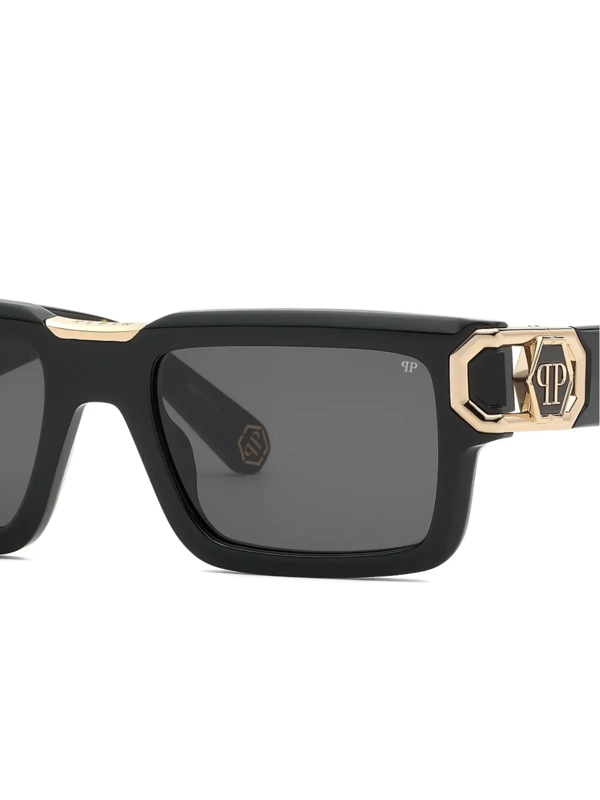Philipp Plein Eyewear 矩形フレームサングラス - 画像4