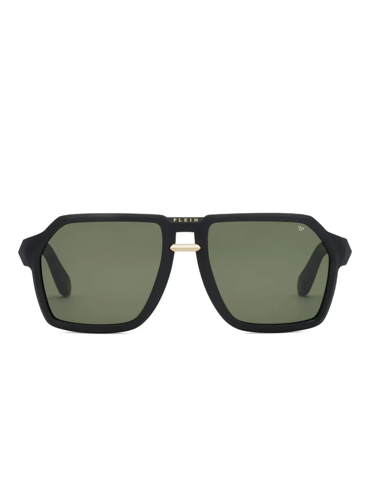 Philipp Plein Eyewear ジオメトリックフレームサングラス - 画像1