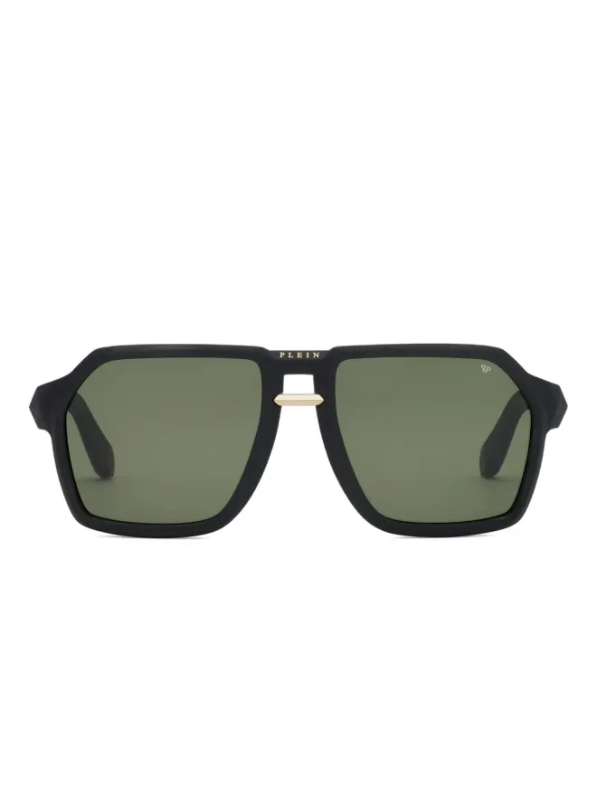 Philipp Plein Eyewear Philipp Plein Eyewear ジオメトリックフレームサングラスの商品画像